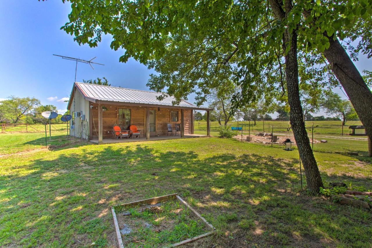 Texas Cabin On 130 Acres Walk To Lake Ray Roberts Collinsville Buitenkant foto