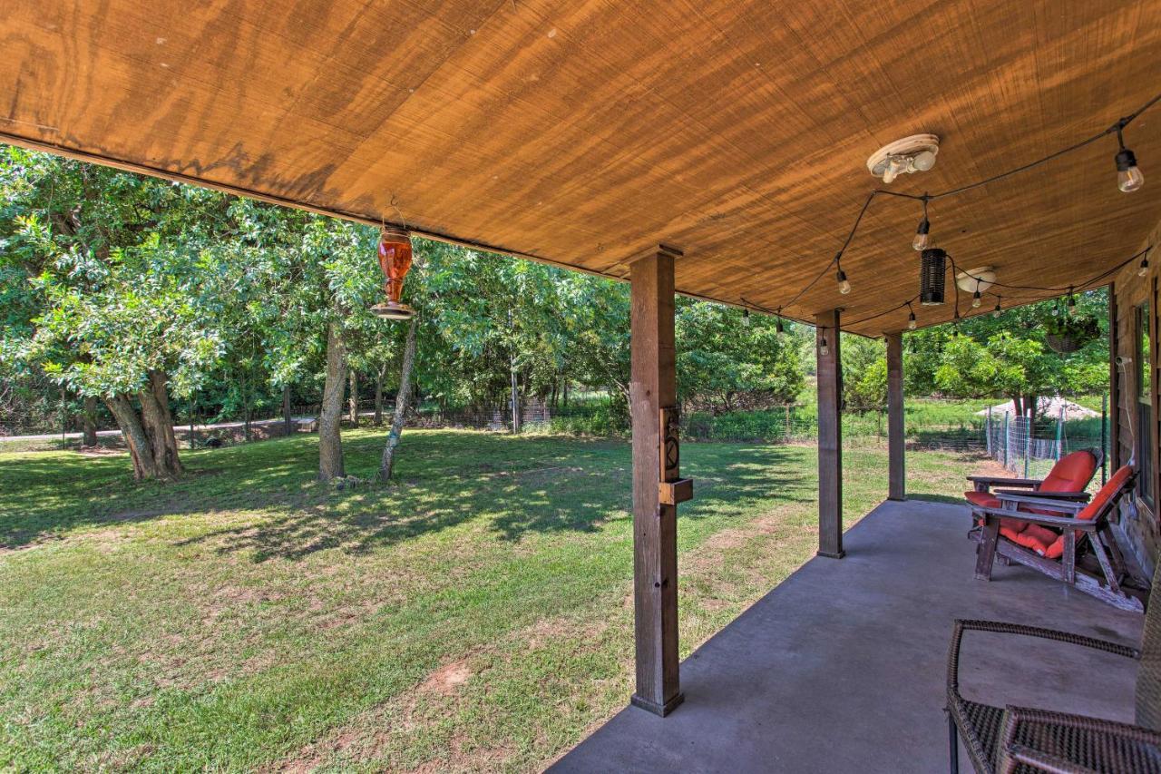 Texas Cabin On 130 Acres Walk To Lake Ray Roberts Collinsville Buitenkant foto